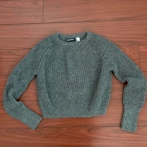 American Apparel Knitted Crop Sweater